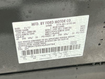 2018 Ford Explorer XLT