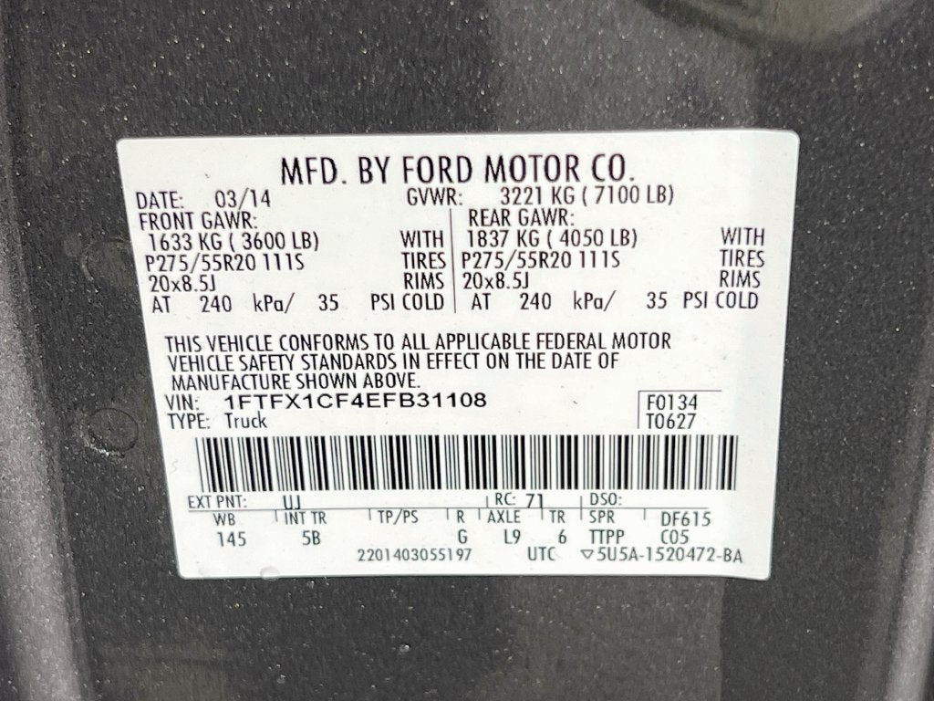 2014 Ford F-150 FX2