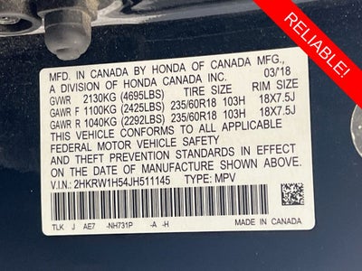 2018 Honda CR-V EX