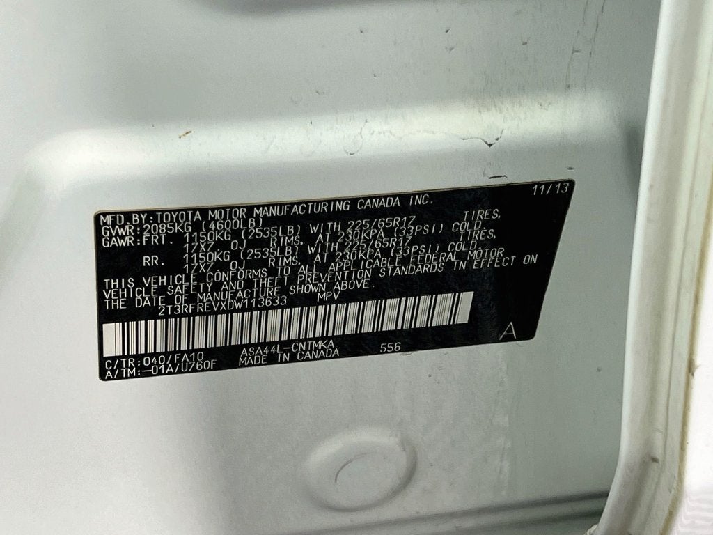 2013 Toyota RAV4 XLE