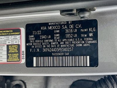 2023 Kia Rio S
