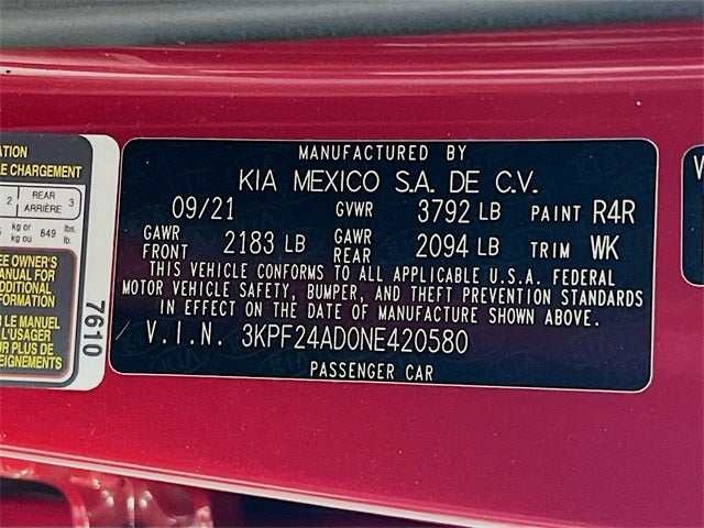 2022 Kia Forte LXS