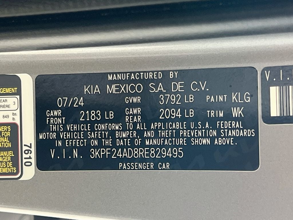 2024 Kia Forte LXS