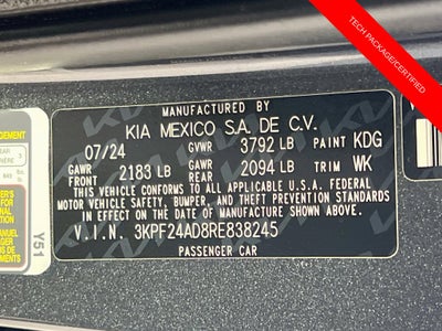 2024 Kia Forte LXS