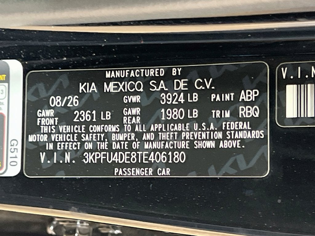2026 Kia K4 EX