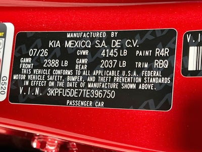 2026 Kia K4 GT-Line