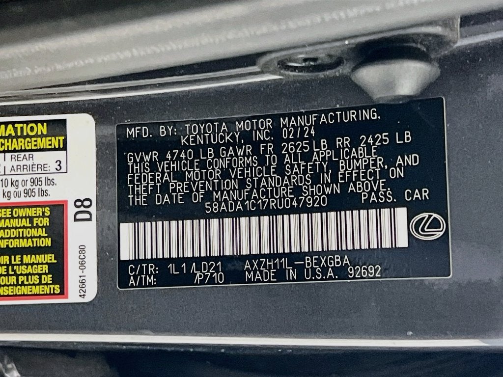 2024 Lexus ES 300h