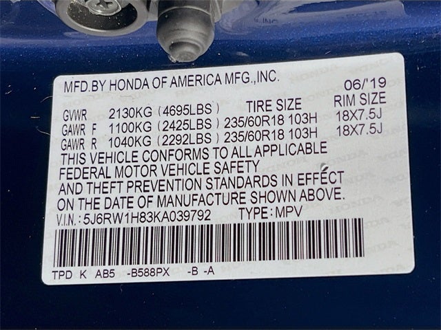 2019 Honda Cr-v EX-L