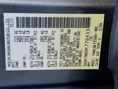 2023 Nissan Rogue SV