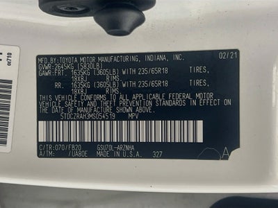 2021 Toyota Highlander L