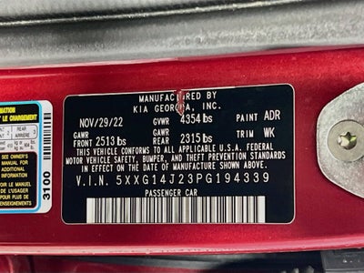 2023 Kia K5 LXS