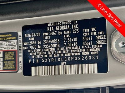 2023 Kia Sorento X-Line S