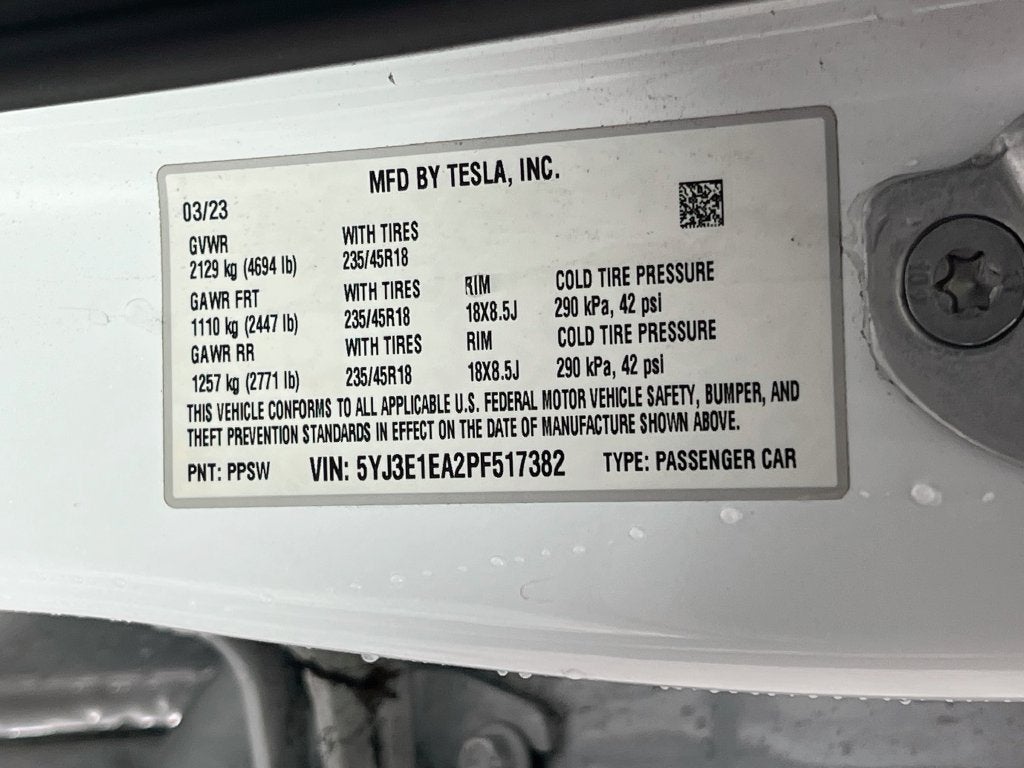 2023 Tesla Model 3 Base