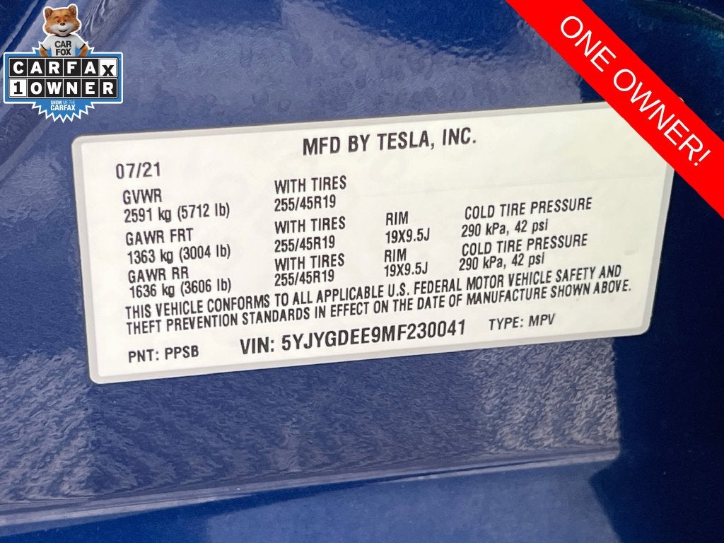2021 Tesla Model Y Long Range