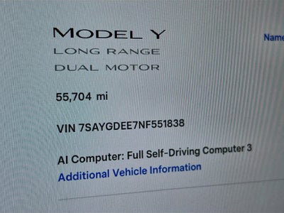 2022 Tesla Model Y Long Range