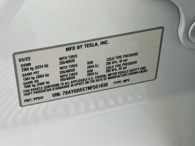 2022 Tesla Model Y Long Range