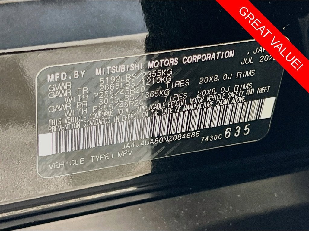 2022 Mitsubishi Outlander SE