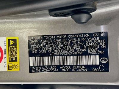 2016 Lexus ES 300h