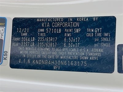 2022 Kia Carnival LXS