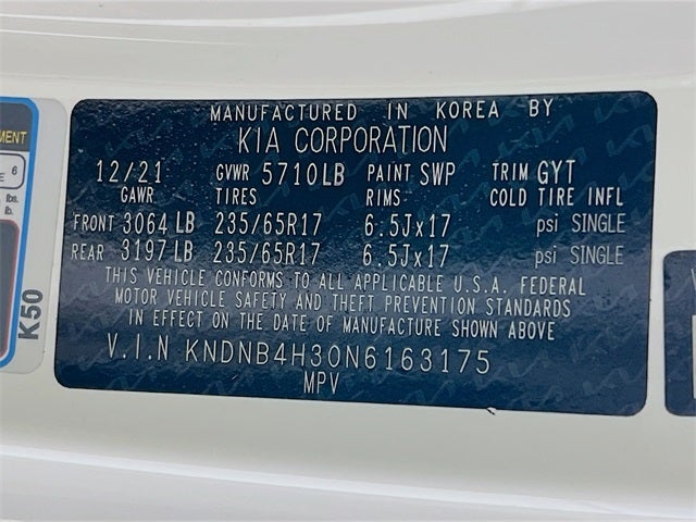 2022 Kia Carnival LXS