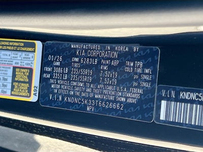 2026 Kia Carnival EX