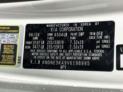 2027 Kia Carnival Hybrid SX Prestige