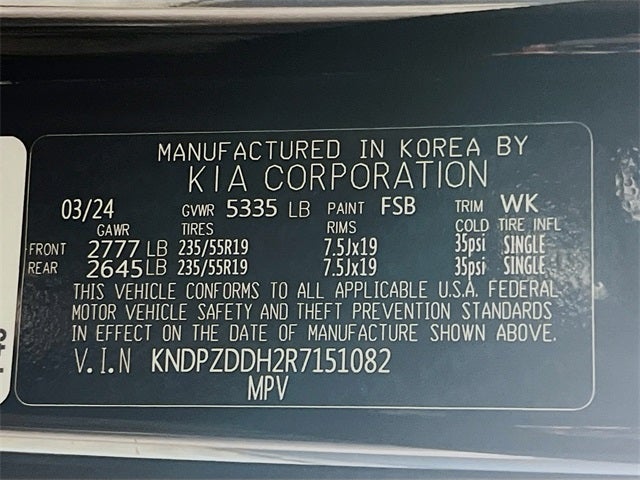 2024 Kia Sportage Plug-in Hybrid X-Line Prestige