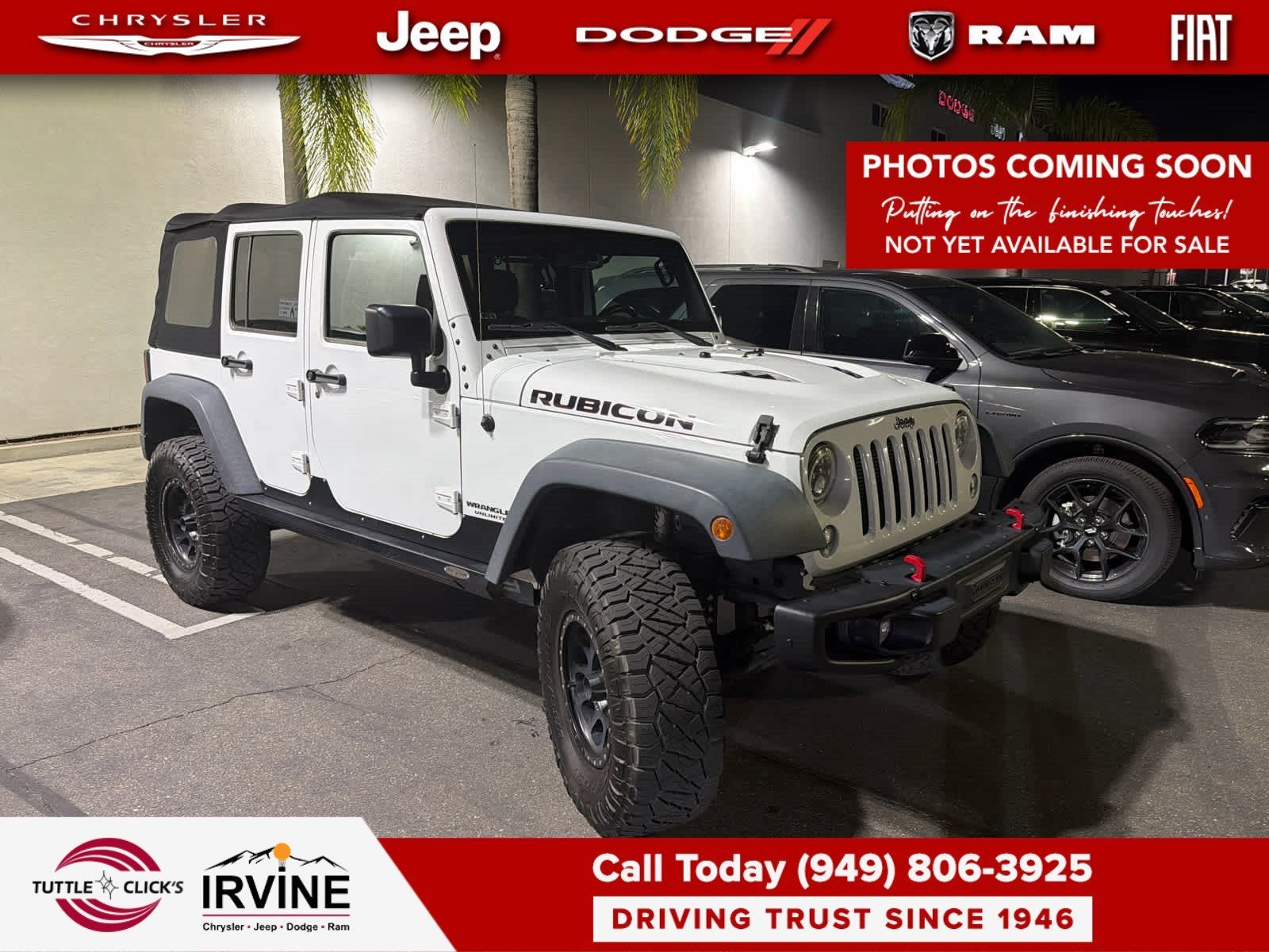 2016 Jeep Wrangler Unlimited Rubicon Hard Rock