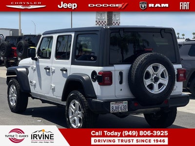 2018 Jeep Wrangler Unlimited Sport S