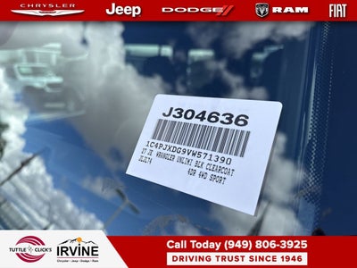 2027 Jeep Wrangler Sport S