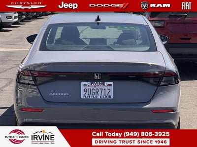 2025 Honda Accord Sedan SE