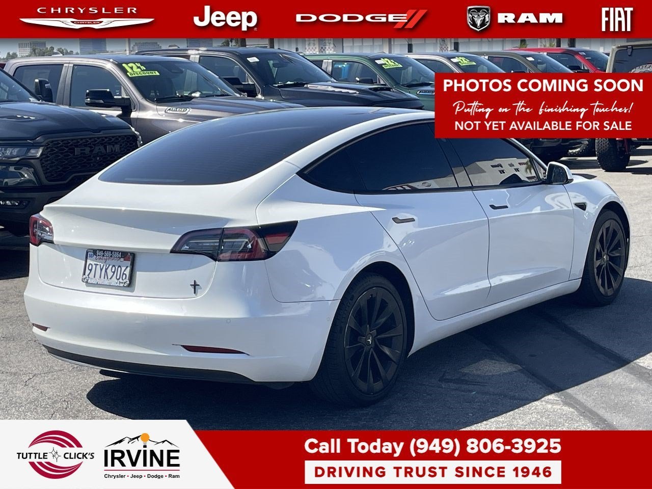 2021 Tesla Model 3 Standard Range Plus