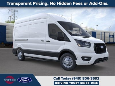2026 Ford Transit Cargo Van T-350 148" Hi Rf 9500 GVWR AWD
