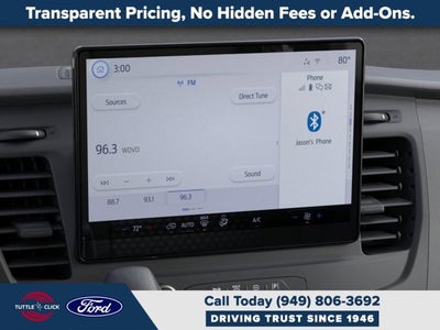 2026 Ford Transit Cargo Van T-350 148" Hi Rf 9500 GVWR RWD