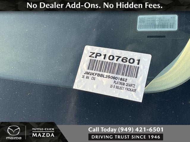 2025 Mazda Mazda CX-5 2.5 S Select Package