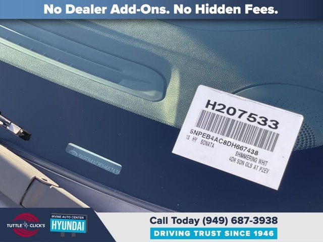 2013 Hyundai SONATA GLS PZEV