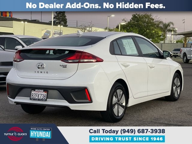 2022 Hyundai IONIQ HYBRID BLUE