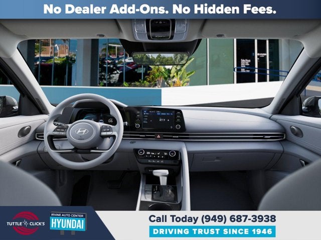 2026 Hyundai Elantra Hybrid Blue