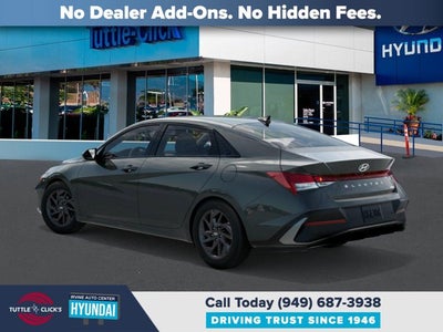 2026 Hyundai Elantra Hybrid Blue