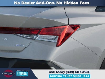 2026 Hyundai Elantra Hybrid Blue