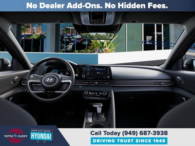 2026 Hyundai Elantra Hybrid Blue