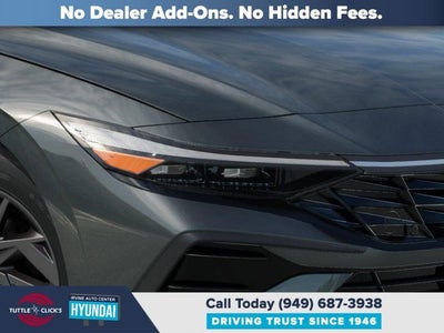 2026 Hyundai Elantra Hybrid Blue