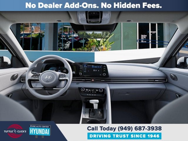 2026 Hyundai Elantra Hybrid Blue