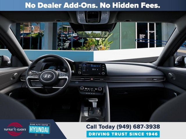 2026 Hyundai Elantra Hybrid Blue