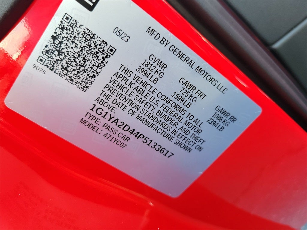 2023 Chevrolet Corvette Stingray