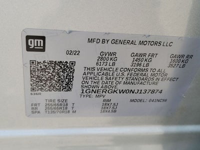 2022 Chevrolet Traverse LT