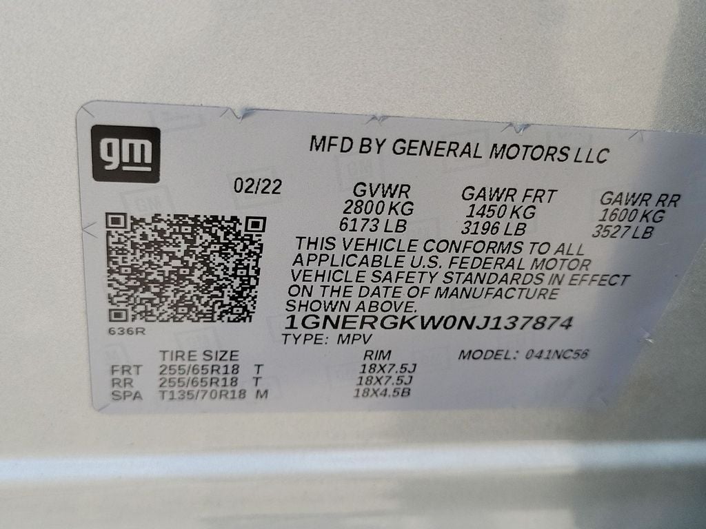 2022 Chevrolet Traverse LT