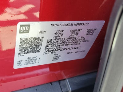 2026 Chevrolet Tahoe LT