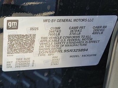 2025 Chevrolet Tahoe Z71