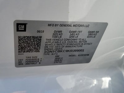 2019 Chevrolet Tahoe LT